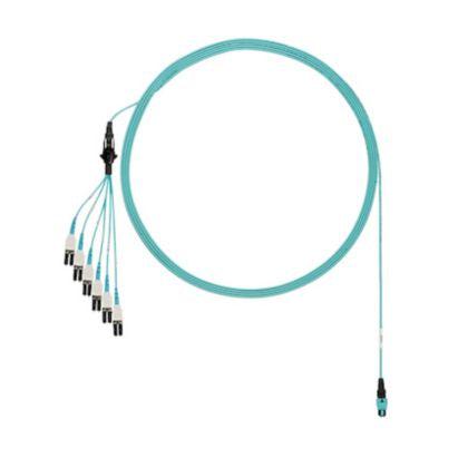 Panduit V Fibre Optic Cable 8.23 M Panmpo Lc Ofnp Om4 Aqua Colour