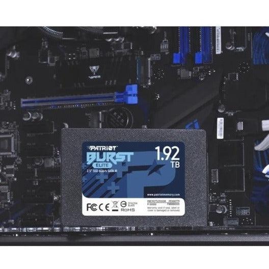 Patriot Burst Elite 2.5" 1.92Tb Sata Iii Internal Solid State Drive (Ssd) Pbe192Ts25Ssdr
