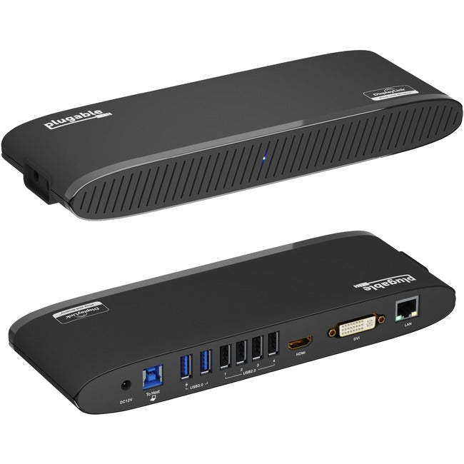 Plugable USB 3.0 Universal Laptop Docking Station for Windows and Mac UD-3900H