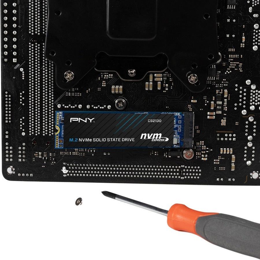 Pny Cs2130 M.2 2280 1Tb Pci-Express 3.0 X4, Nvme 1.3 3D Nand Internal Solid State Drive (Ssd) M280Cs2130-1Tb-Rb