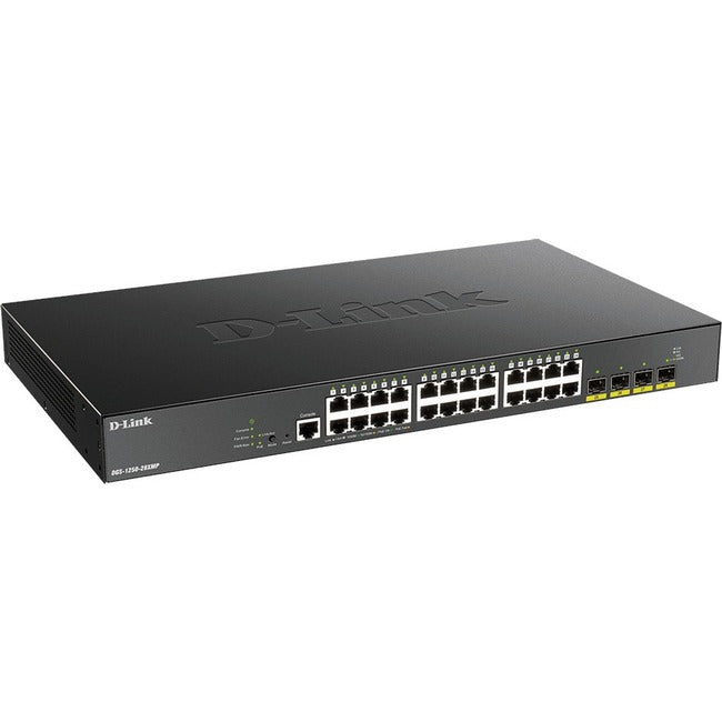 PoE+ Switch - D-Link DGS-1250-28XMP-6KV Smart Managed 28-Port | D-Link