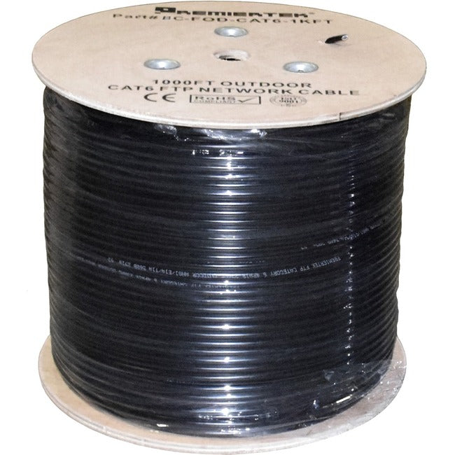 Premiertek CAT6 Outdoor UTP 1000FT Copper BC-FOD-CAT6-1KFT