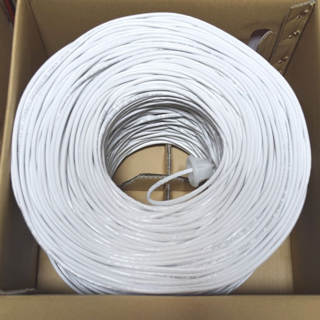Premiertek Cat5e Bulk Cable 1000ft (White) CAT5E-1KFT-W