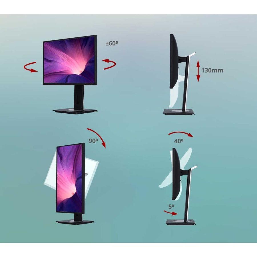 Privacy Screen Monitor 24 Inch - IPS Display with Built-In Data Protection | TecISoft VG2448-PF