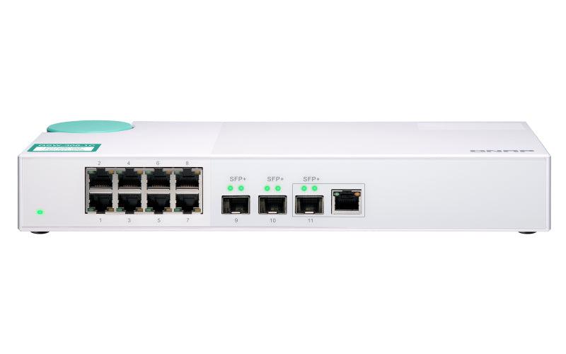 QNAP QSW-308-1C NBASE-T Switch - Fanless Unmanaged Desktop | QNAP QSW-308-1C-US