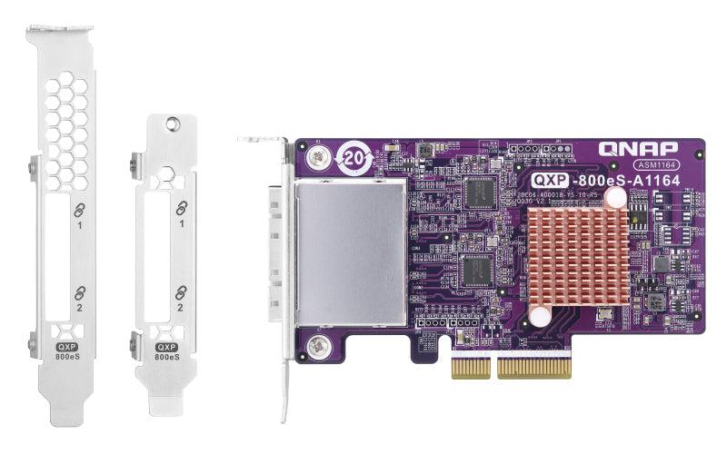 Qnap Qxp-800Es-A1164 Interface Cards/Adapter Internal Mini-Sas
