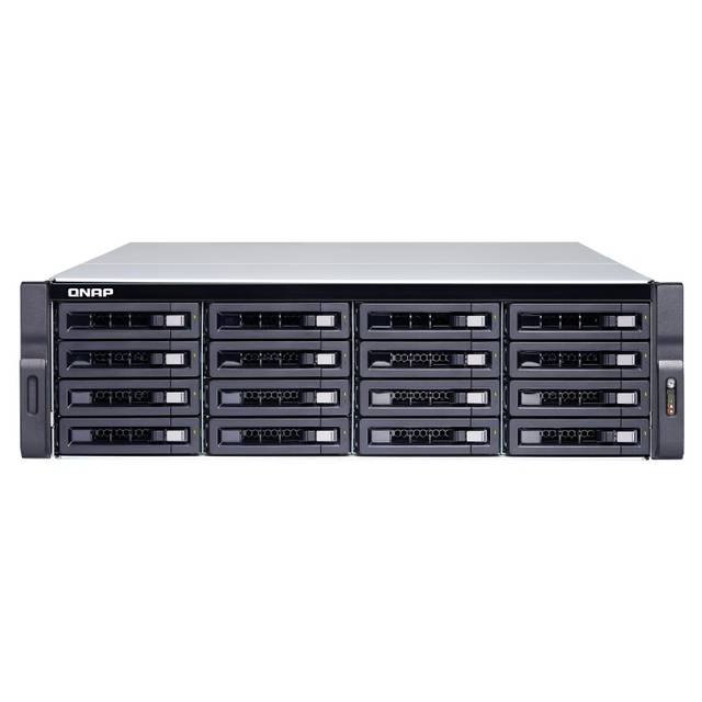 Qnap Ts-1683Xu-Rp-E2124-16G-Us Intel Xeon E-2124 3.3Ghz/ 16Gb Ddr4/ 6Gbe/ 16Sata/ Usb3.1/ 16-Bay 3U Rackmount Nas For Enterprise