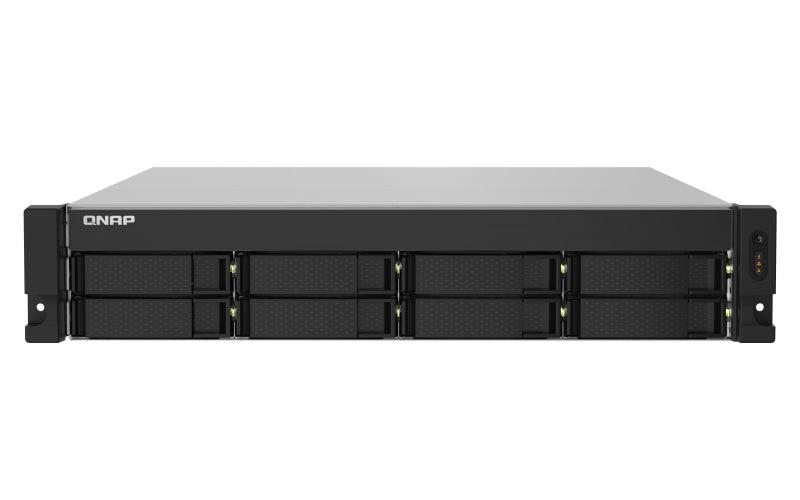 Qnap Ts-832Pxu Nas Rack (2U) Ethernet Lan Aluminium, Black Al324