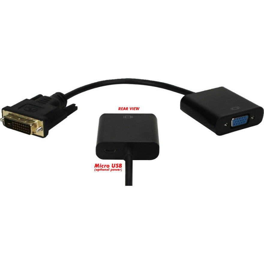 QVS DVI To VGA Active Video Converter DVIVGA-MF