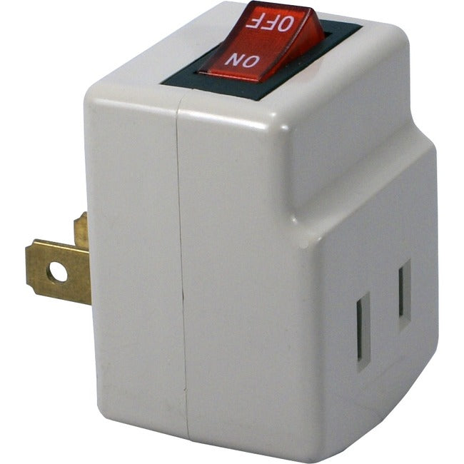 Qvs Single-Port Power Adaptor With Lighted On/Off Switch