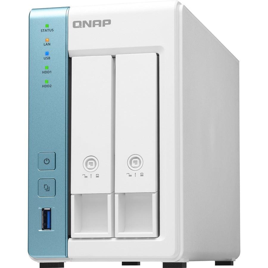 Qnap Ts-231K-Us Annapurnalabs Alpine Al214 1.7Ghz/ 1Gb Ddr3/ 2-Bay Nas For Reliable Home And Personal Cloud Storage