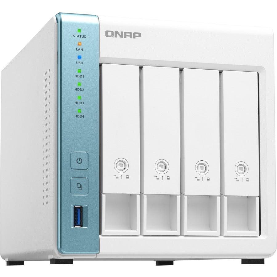 Qnap Ts-431K-Us Annapurna Labs Al-214 4-Core 1.7Ghz 4-Bay Desktop Nas For Home & Soho