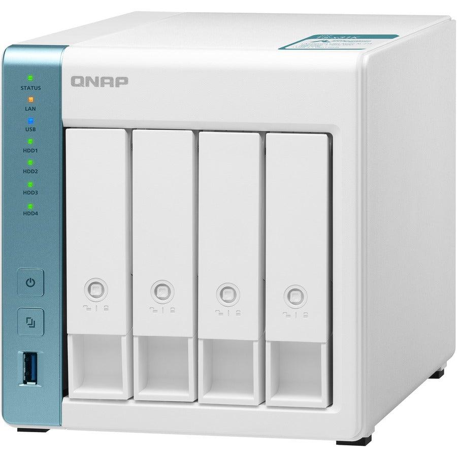 Qnap Ts-431K-Us Annapurna Labs Al-214 4-Core 1.7Ghz 4-Bay Desktop Nas For Home & Soho