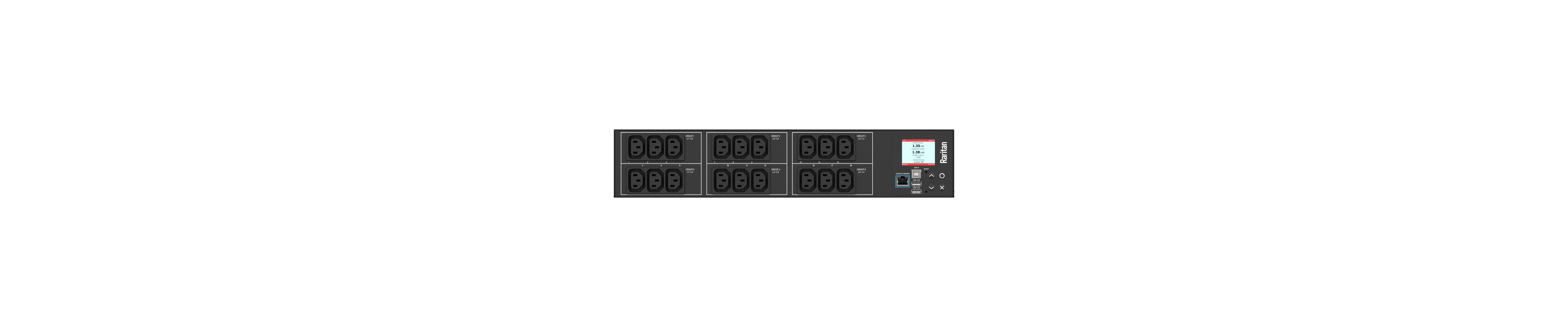 Rack Mount Power Distribution Unit - Monitored 2U PDU 17.3kVA | Tecisoft PX3-1579R
