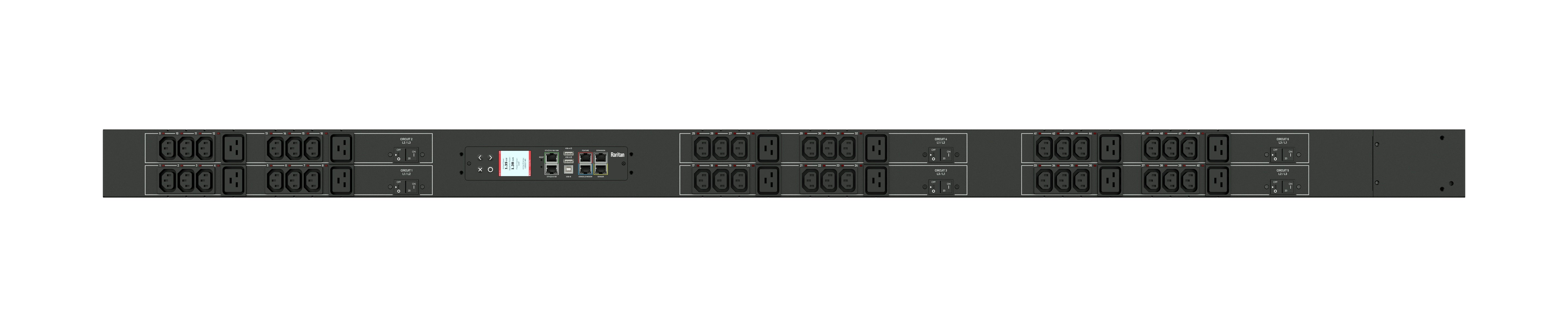 Raritan Px3-5098Yv-V2 Power Distribution Unit (Pdu) 48 Ac Outlet(S) 0U Black