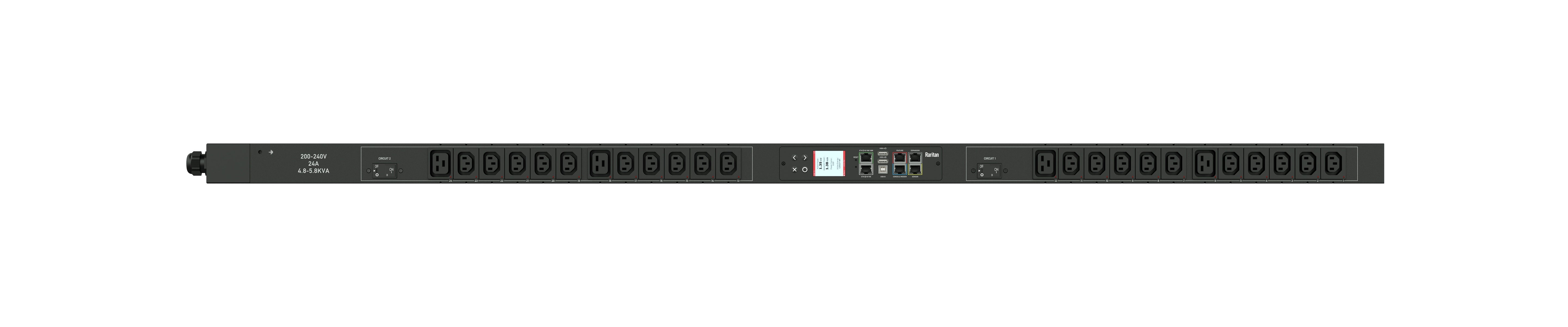 Raritan Px3-5497U Power Distribution Unit (Pdu) 24 Ac Outlet(S) 0U Black