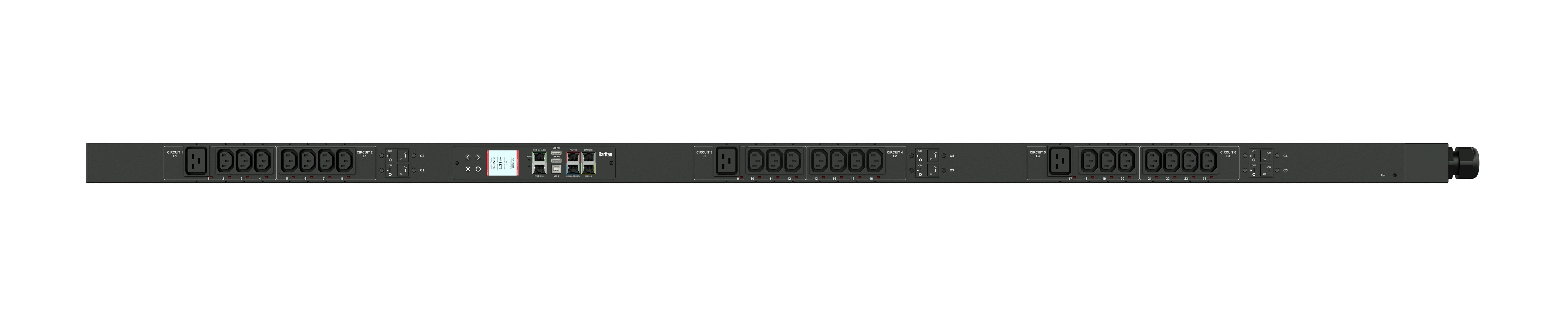 Raritan Px3-5530V-V2 Power Distribution Unit (Pdu) 24 Ac Outlet(S) 0U Black
