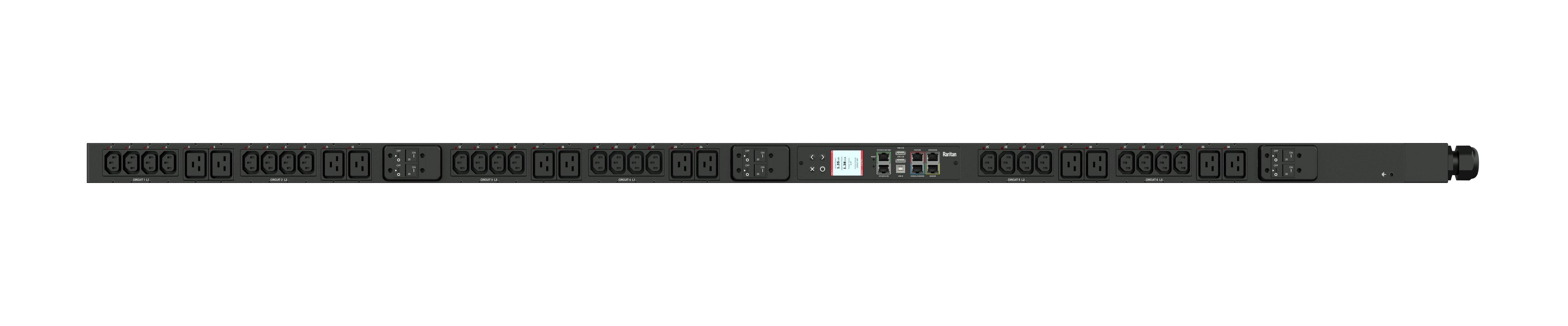 Raritan Px3-5731U-V2 Power Distribution Unit (Pdu) 36 Ac Outlet(S) 0U Black