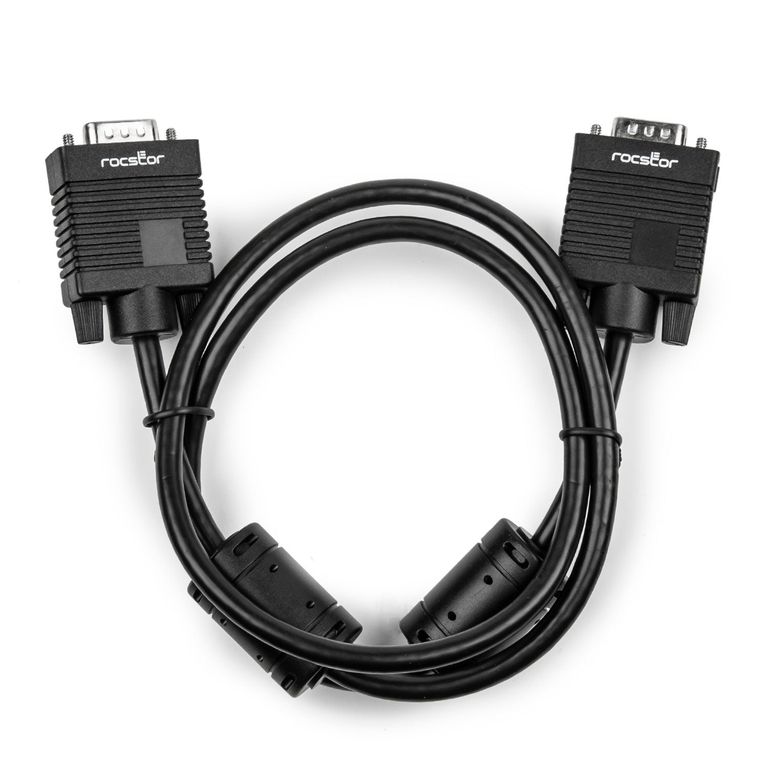 Rocstor High Resolution VGA Monitor Cable Y10C267-B1