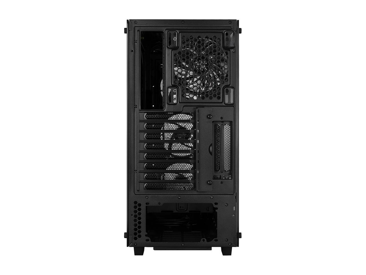 Rosewill Atx Mid Tower Gaming Pc Computer Case With Blue Led Fans - Cullinan Mx-Blue