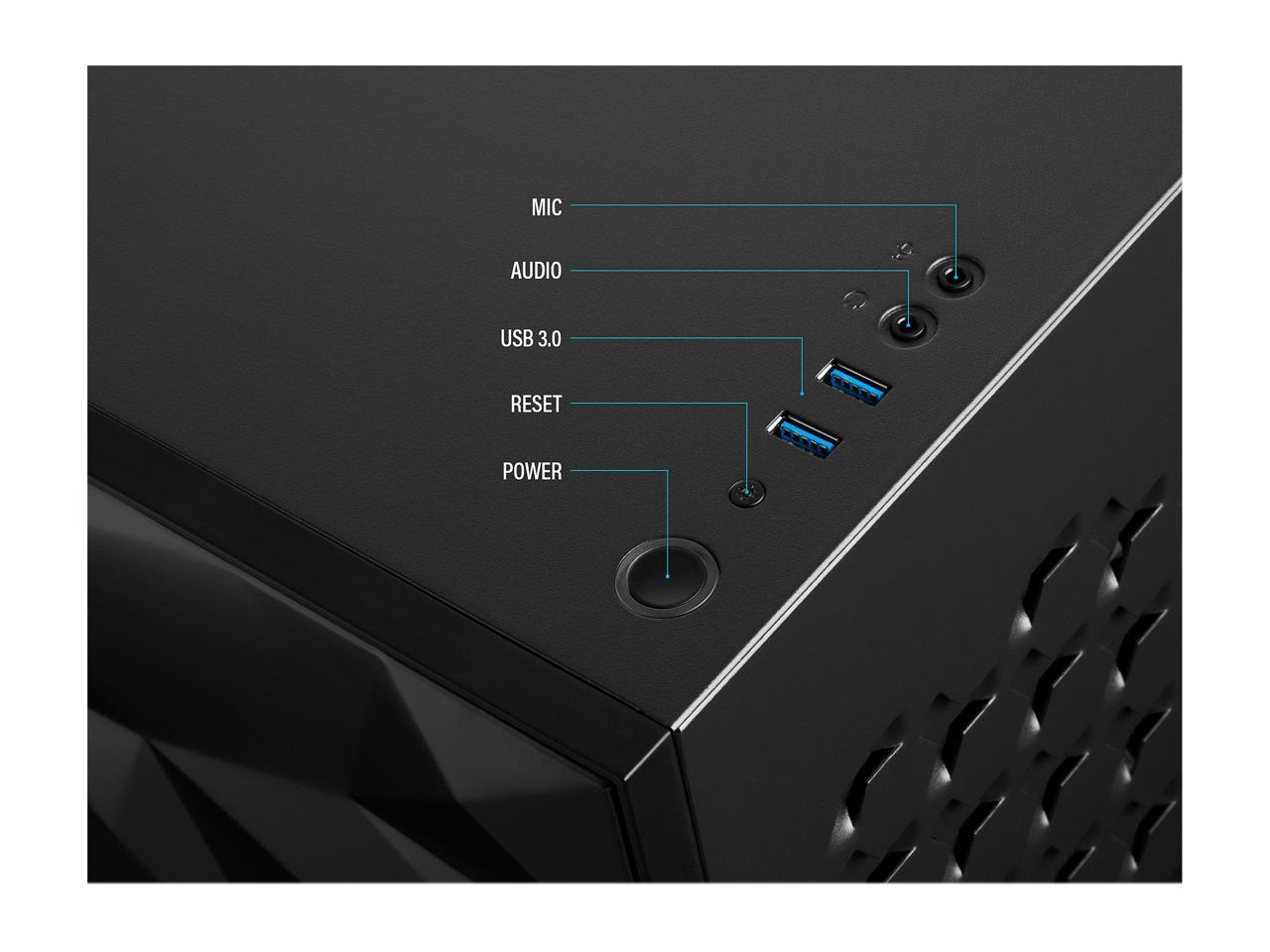 Rosewill Atx Mid Tower Gaming Pc Computer Case With Rgb Software Sync Dual Ring Rgb Led Fans