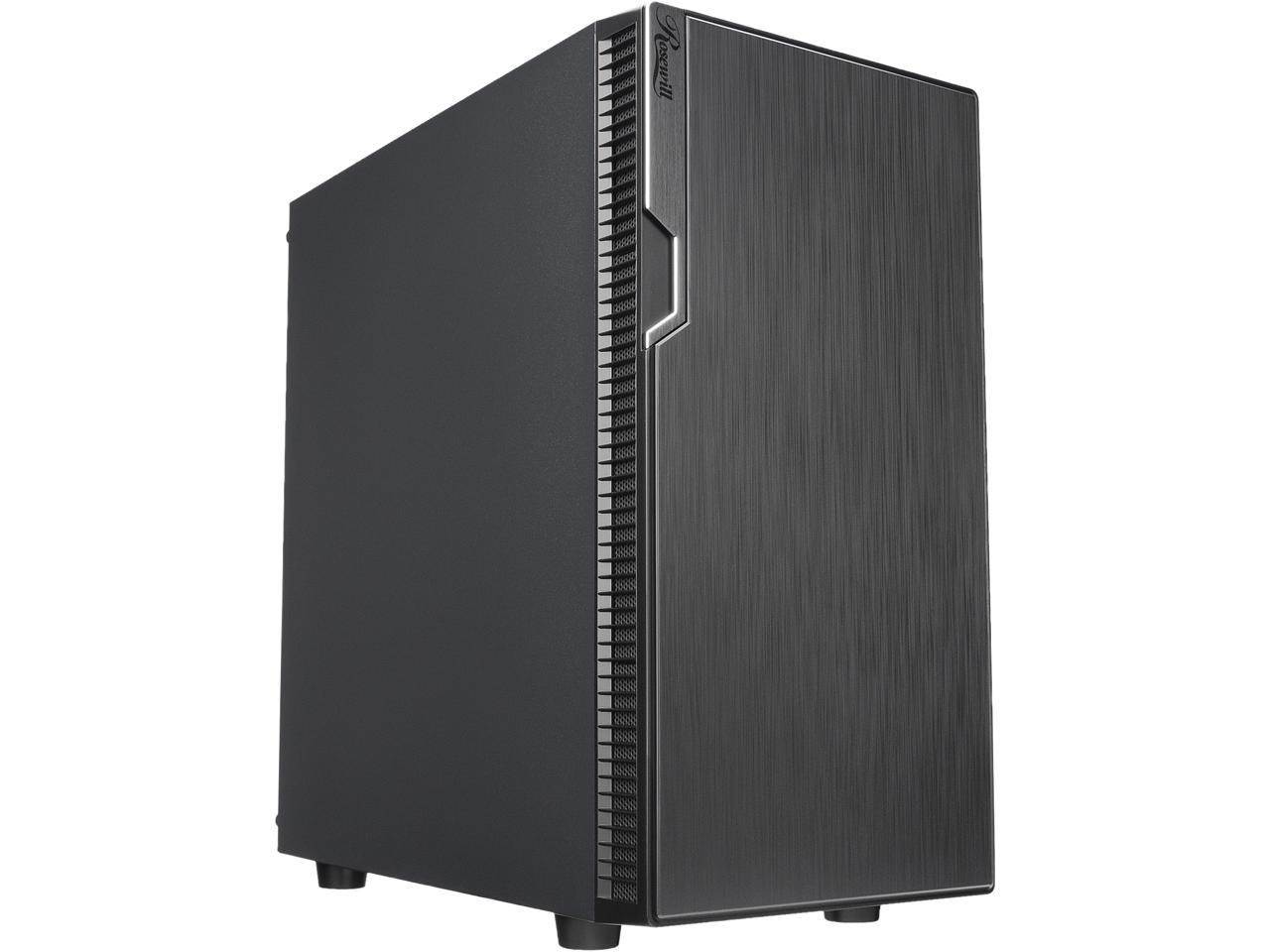 Rosewill Fbm-X2-400 Micro Atx Mini Tower Desktop Gaming Pc Computer Case With Pre-Installed 400W Psu, 240Mm Aio Support, Usb 3.0