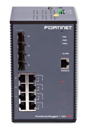 Rugged Network Switch - Industrial PoE+ Ethernet Switch | Fortinet FSR-112D-POE