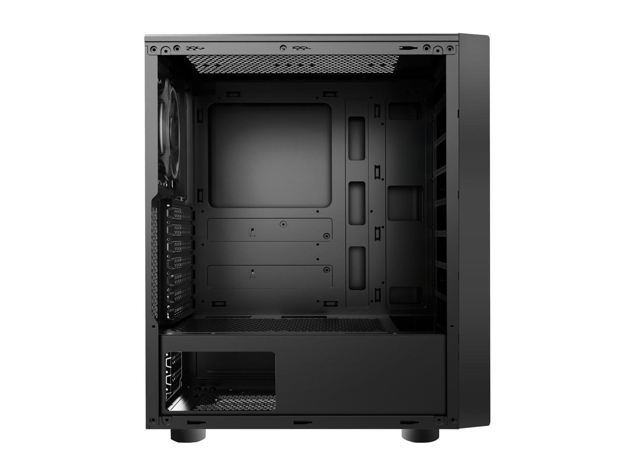 Sama Sama-Z3 Black Steel / Tempered Glass Atx Mid Tower Computer Case