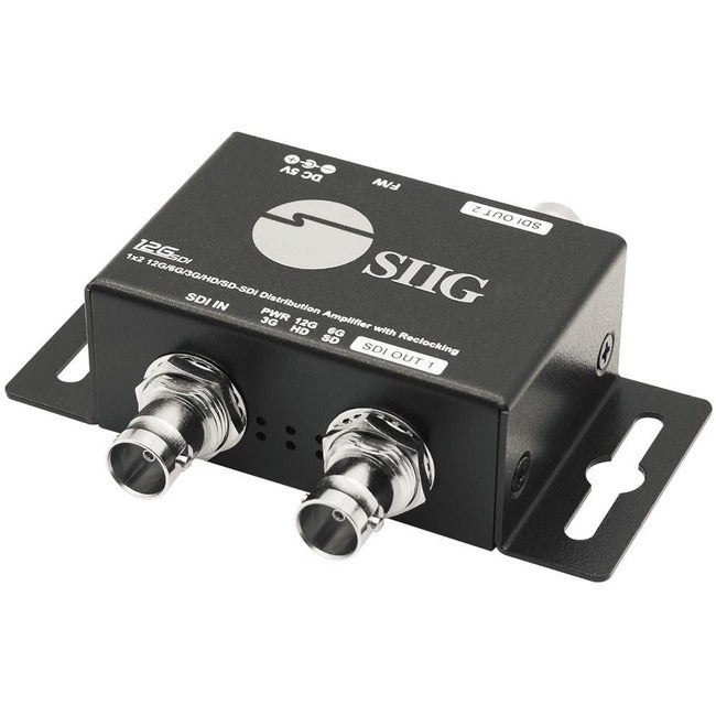 SIIG 1x2 12G SDI Distribution Amplifier - 70M CE-SD0F11-S1