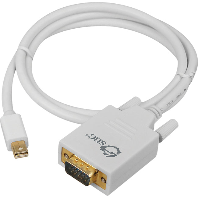 SIIG 3ft Mini DisplayPort to VGA Converter Cable (mDP to VGA) CB-DP0Y11-S1
