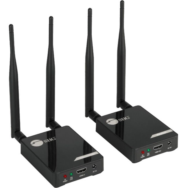 SIIG Dual Antenna 5G Wireless 1080p HDMI Extender with IR - 100M CE-H26X11-S1