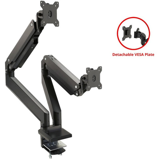 SIIG Dual Monitor Heavy-Duty Premium Aluminum Gas Spring Desk Mount - up to 43" 01920-021,1064079375,AXIS P3925-R HD Network Camera - 10 Pack - Dome - TAA Compliant" CE-MT3011-S1