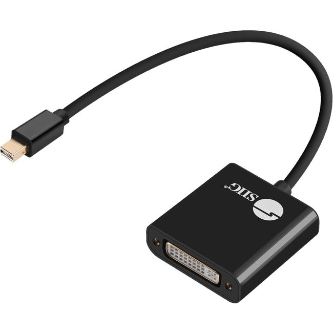 SIIG Mini DisplayPort to DVI Adapter - Active CB-DP1X12-S1