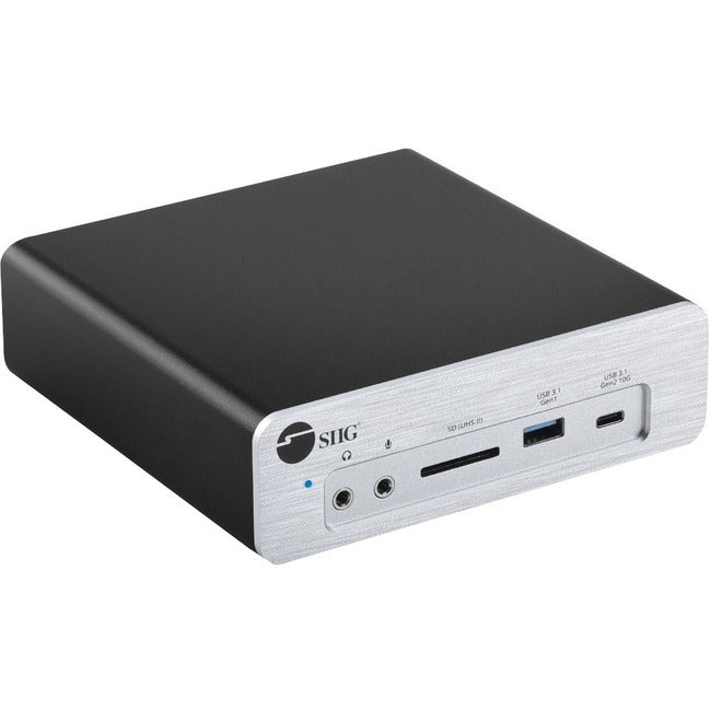 SIIG Thunderbolt 3 DP 1.4 Docking Station with Dual M.2 NVMe SSD & 96W PD JU-DK0K11-S1