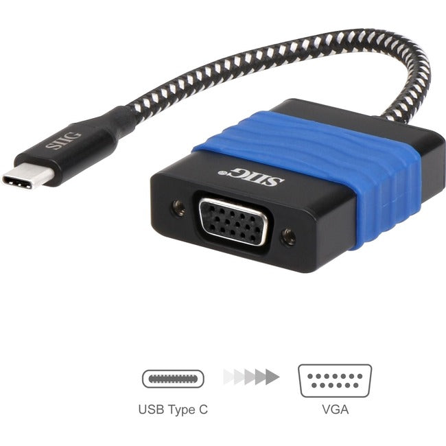 SIIG USB Type-C to VGA Video Cable Adapter CB-TC0114-S2