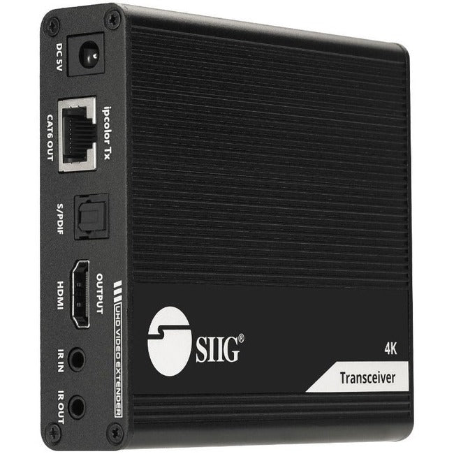 SIIG ipcolor 4K HDMI 2.0 Extender Daisy Chain Transceiver - 230ft CE-H26N11-S1