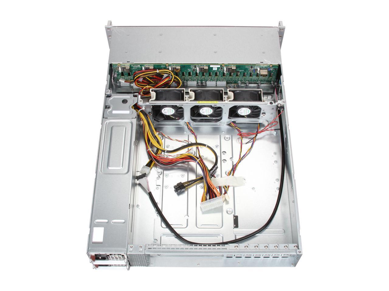 Supermicro Cse-216Ba-R920Lpb Black 2U Rackmount Chassis 920W