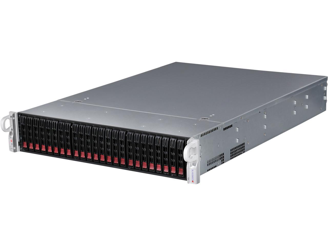 Supermicro Cse-216Be2C-R920Lpb Black 2U Rackmount Chassis 920W High-Efficiency Ac-Dc Redundant Power Supplies With Pmbus And I2C