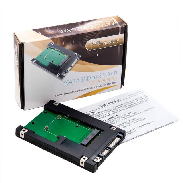 Syba Sd-Ada40077 2.5 Inch Sata To Msata Ssd Adapter