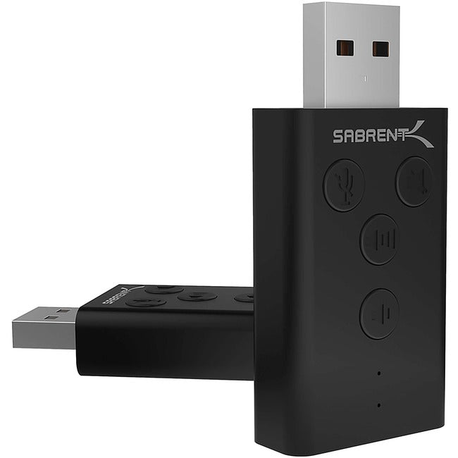 Sabrent Aluminum Usb External 3D Stereo Sound Adapter For Windows And Mac