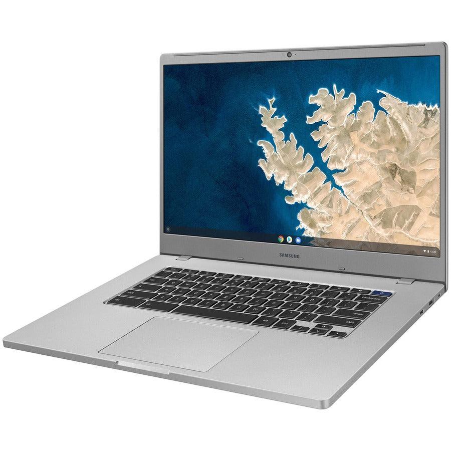 Samsung Chromebook 4+ Xe350Xba-K03Us 15.6 Inch Intel Celeron N4000 1.1Ghz/ 6Gb Lpddr4/ 64Gb Emmc/ Usb3.0/ Chrome Os Notebook (Platinum Titan)