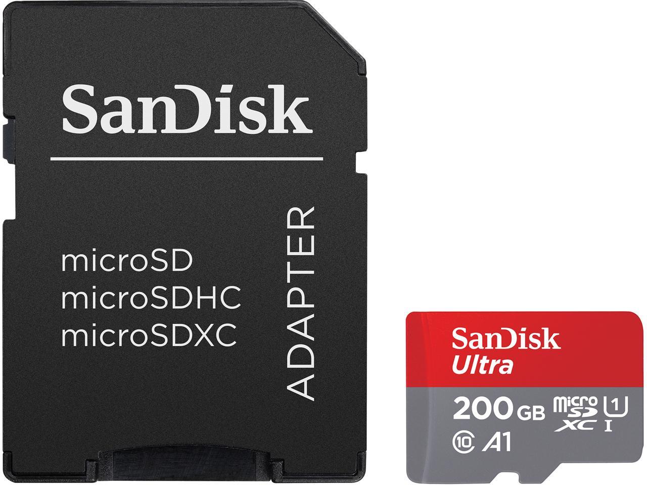 Sandisk 400Gb Ultra Microsdxc A1 Uhs-I/U1 Class 10 Memory Card With Adapter, Speed Up To 100Mb/S (Sdsquar-400G-Gn6Ma)