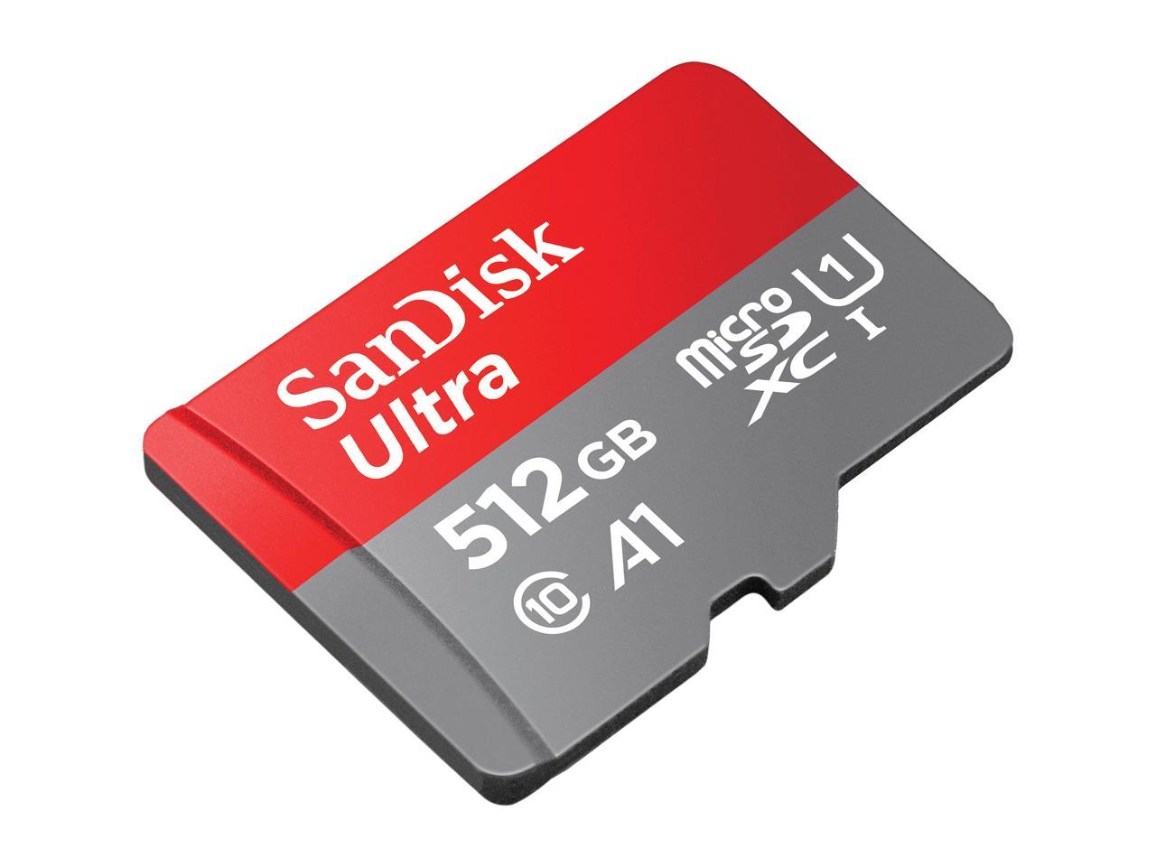 Sandisk 400Gb Ultra Microsdxc A1 Uhs-I/U1 Class 10 Memory Card With Adapter, Speed Up To 100Mb/S (Sdsquar-400G-Gn6Ma)