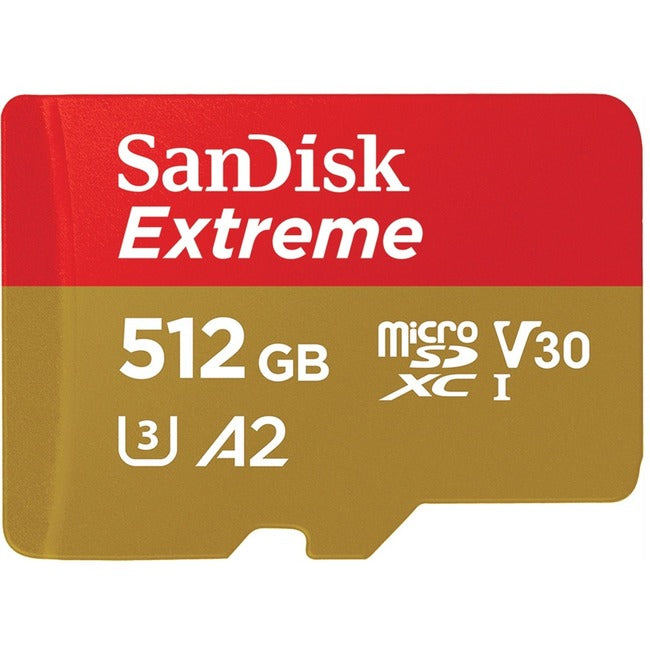 SanDisk Extreme 512 GB UHS-I microSD SDSQXA1-512G-AN6MA