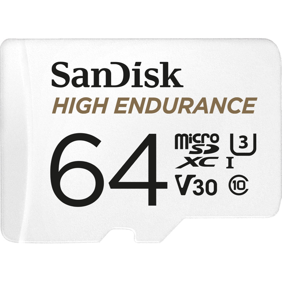 SanDisk High Endurance 64 GB Class 10/UHS-I (U3) microSDXC SDSQQNR-064G-AN6IA