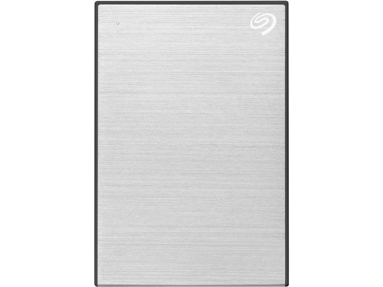 Seagate 1Tb Backup Plus Slim Portable External Hard Drive Usb 3.0 Sthn1000401 Silver + 1Yr Mylio Create + 2Mo Adobe Cc Photography