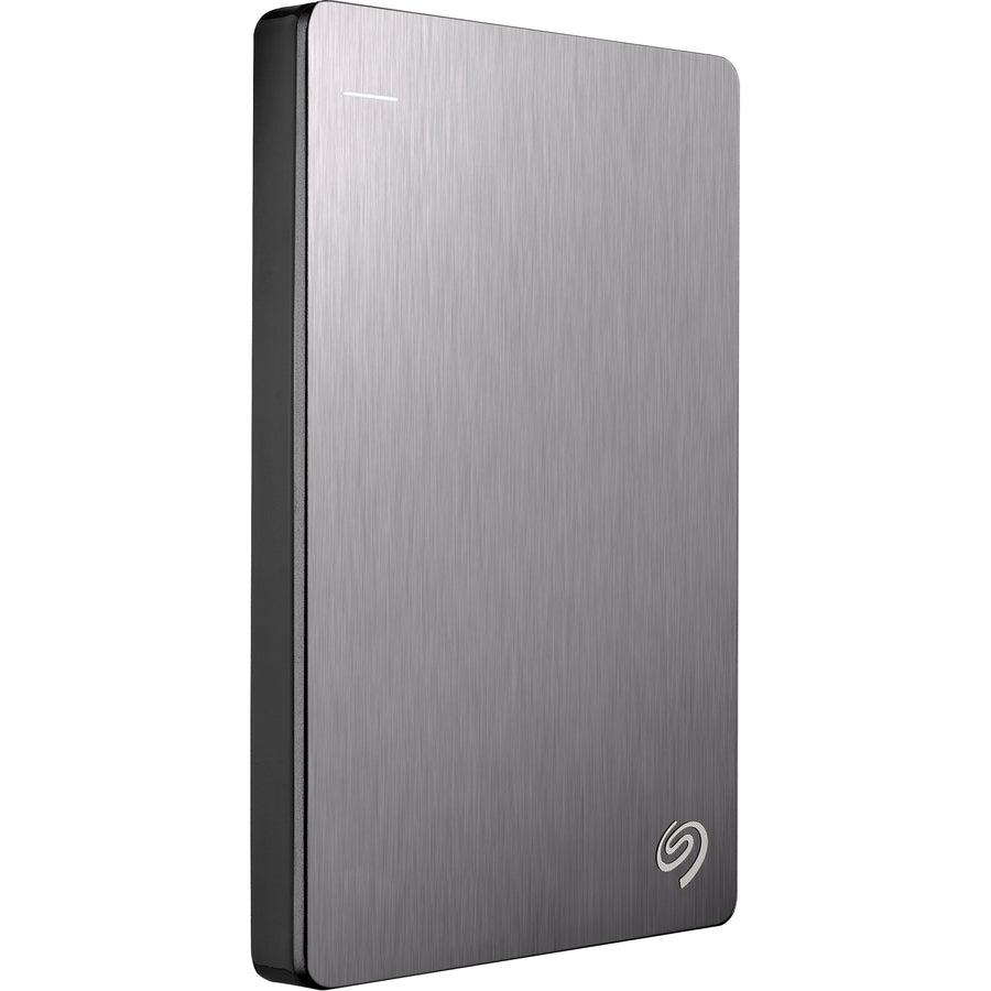 Seagate 1Tb Backup Plus Slim Portable External Hard Drive Usb 3.0 Sthn1000401 Silver + 1Yr Mylio Create + 2Mo Adobe Cc Photography