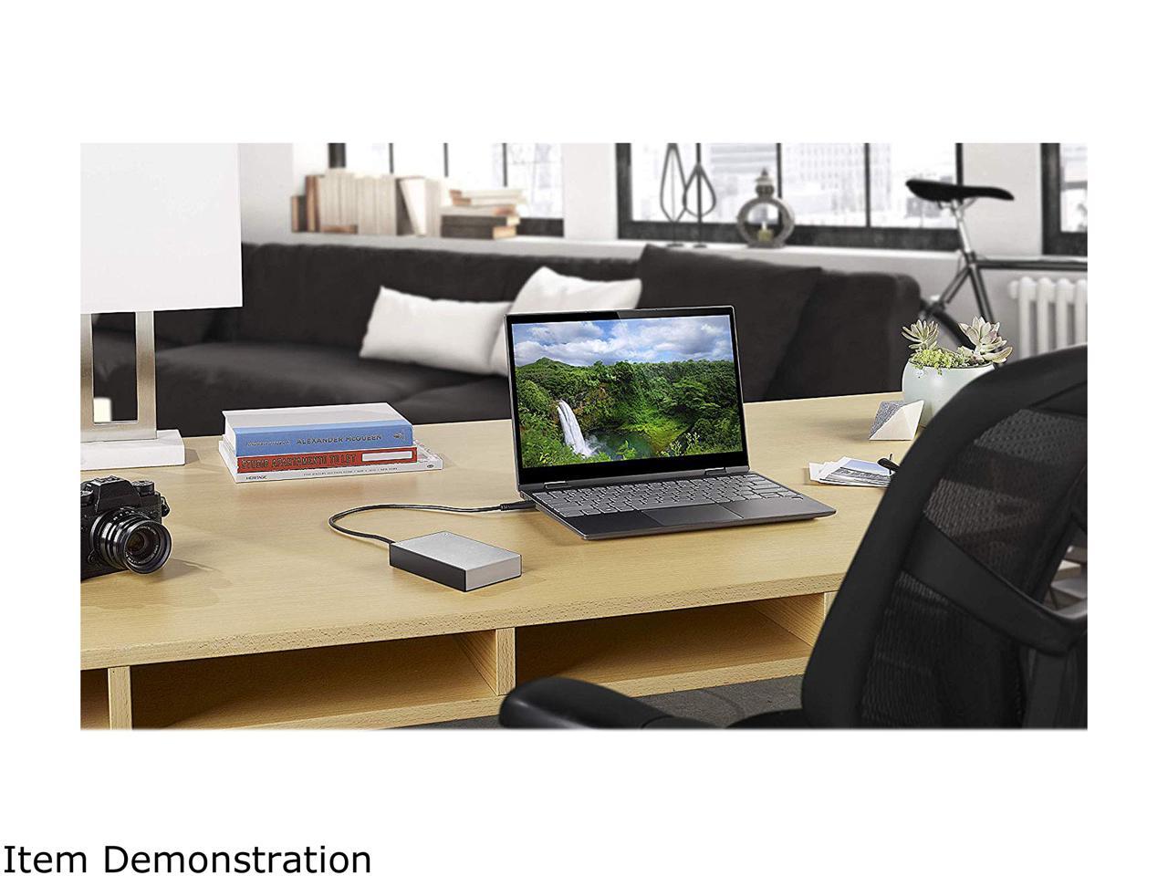 Seagate 4Tb Backup Plus Portable External Hard Drive Usb 3.0 Sthp4000401 Silver + 1Yr Mylio Create + 2Mo Adobe Cc Photography