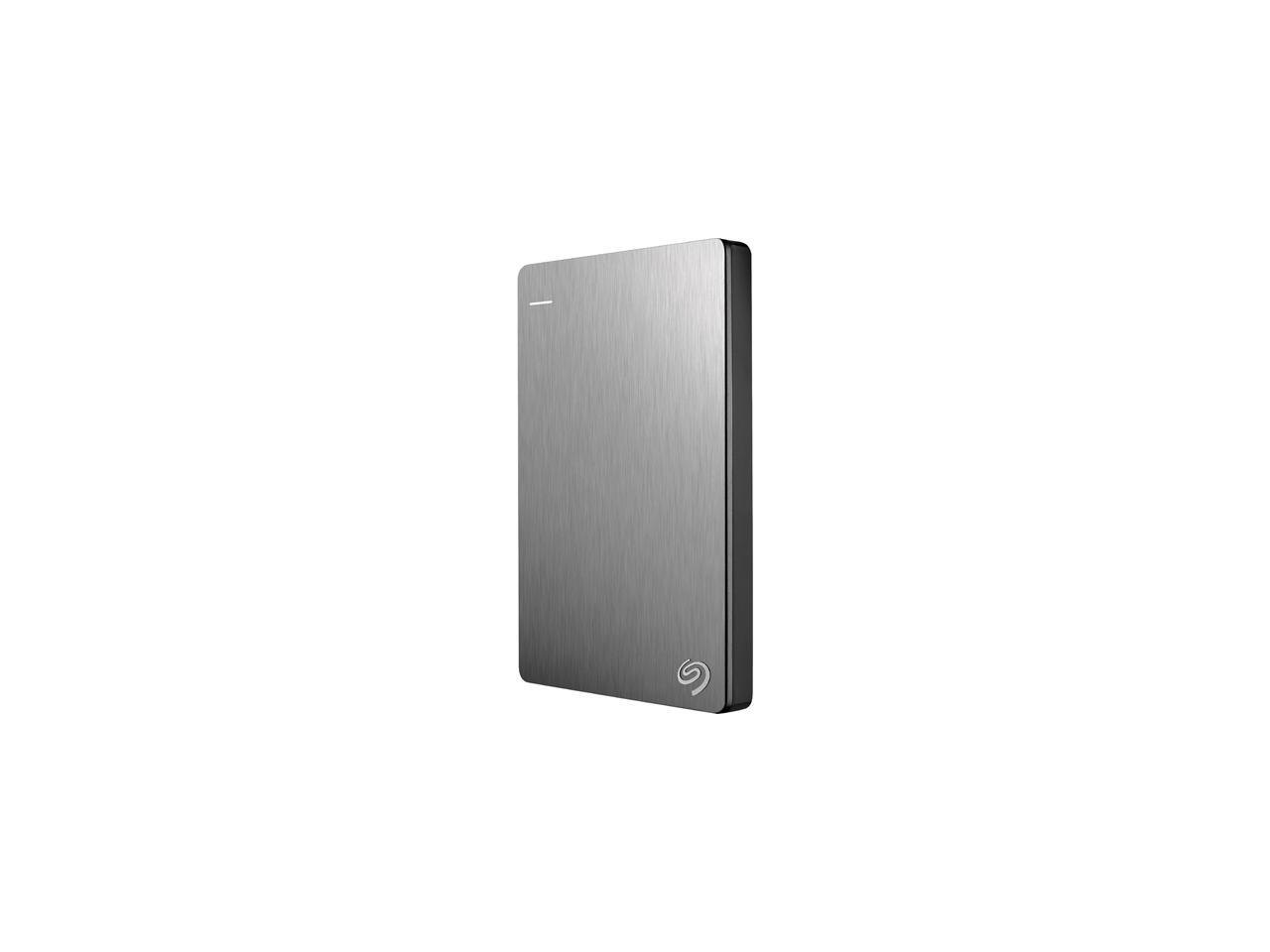 Seagate Backup Plus Slim 1Tb Usb 3.0 Portable External Hard Drive - Stdr1000101 (Silver)