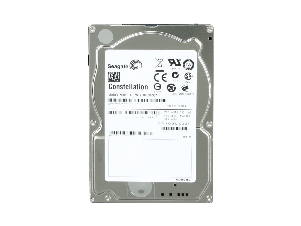 Seagate Constellation St9500530Ns 500Gb 7200 Rpm 32Mb Cache Sata 3.0Gb/S 2.5" Internal Enterprise-Class Hard Drive Bare Drive